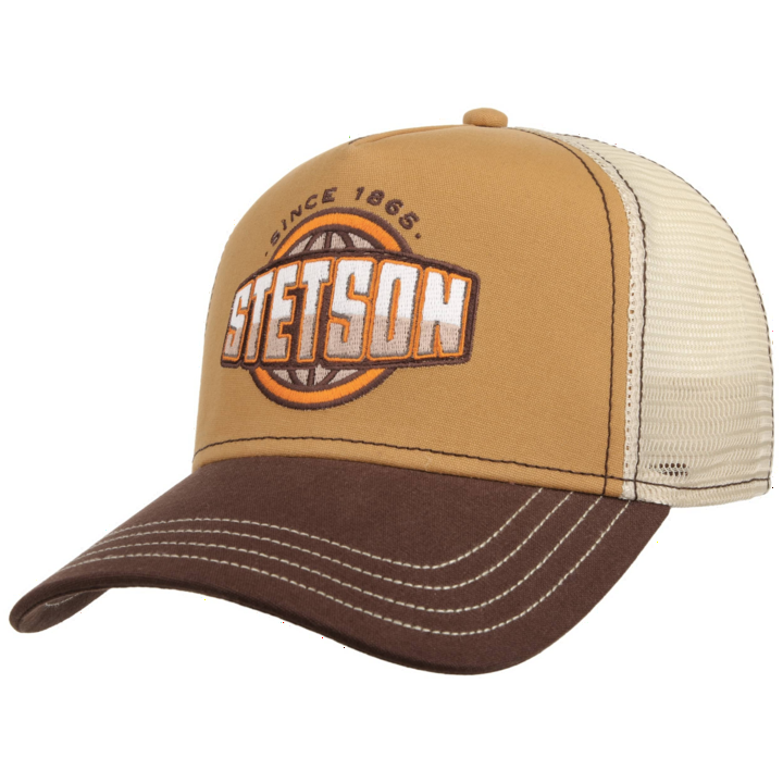 Stetson Classic Globe Baseball Trucker Cap Adjustable Snapback