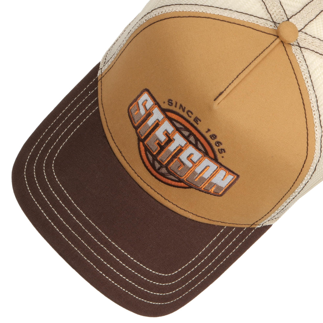 Stetson Classic Globe Baseball Trucker Cap Adjustable Snapback
