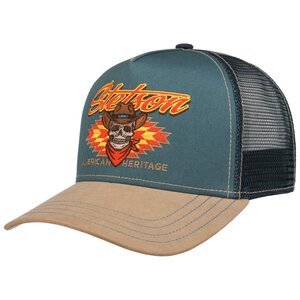 Stetson Cowboy Skull Baseball Trucker Cap Adjustable Snapback