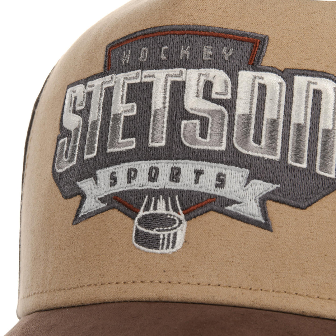 Stetson Hockey Puck Baseball Trucker Cap Adjustable Snapback