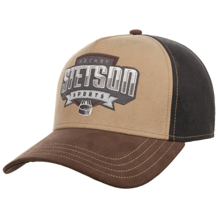 Stetson Hockey Puck Baseball Trucker Cap Adjustable Snapback