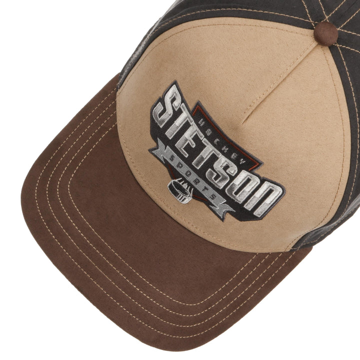 Stetson Hockey Puck Baseball Trucker Cap Adjustable Snapback