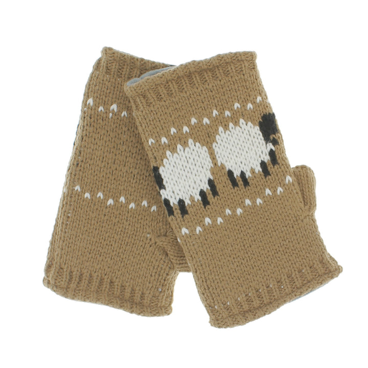Beige Sheep Handwarmers