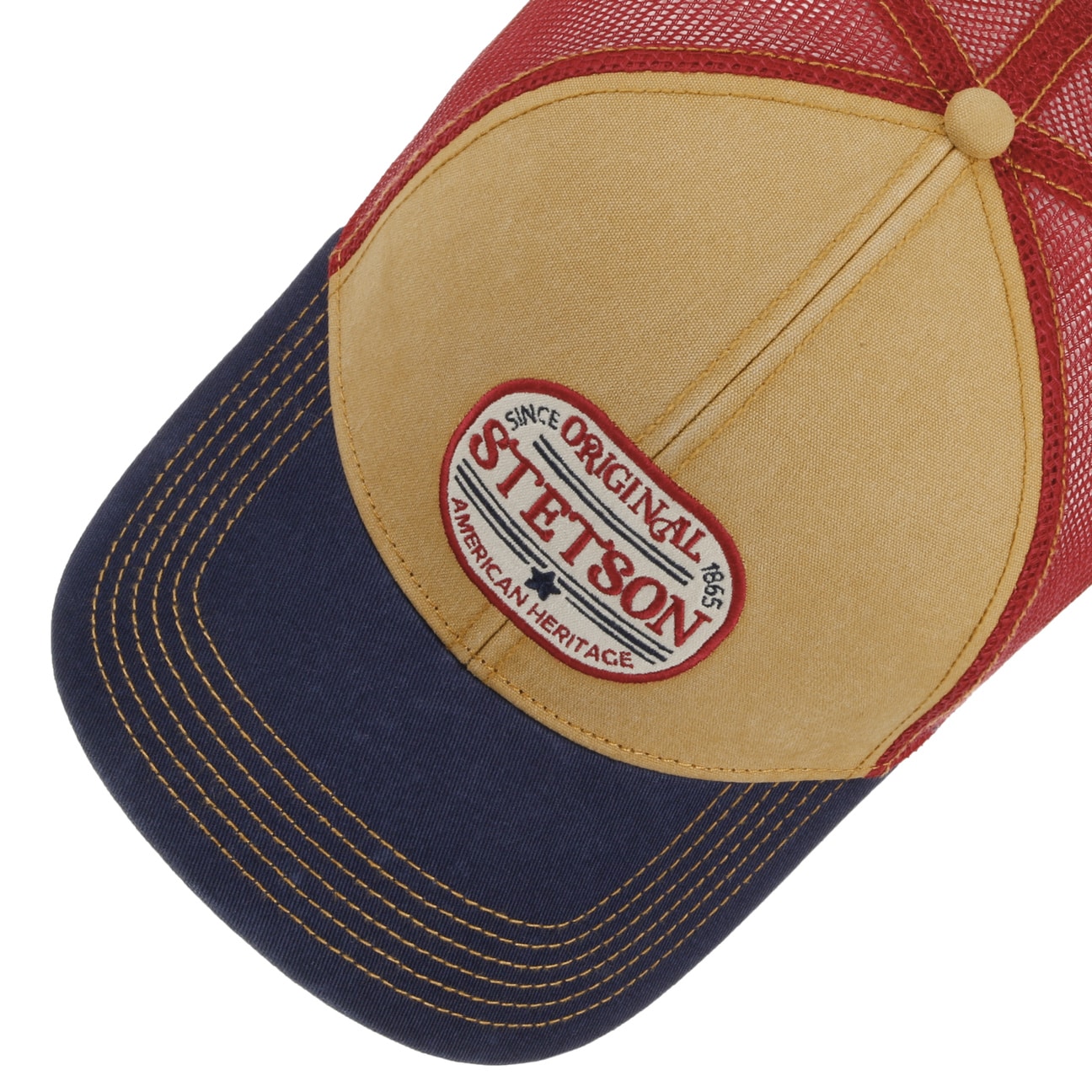 Stetson Vintage Since 1865 Baseball Trucker Cap Adjustable