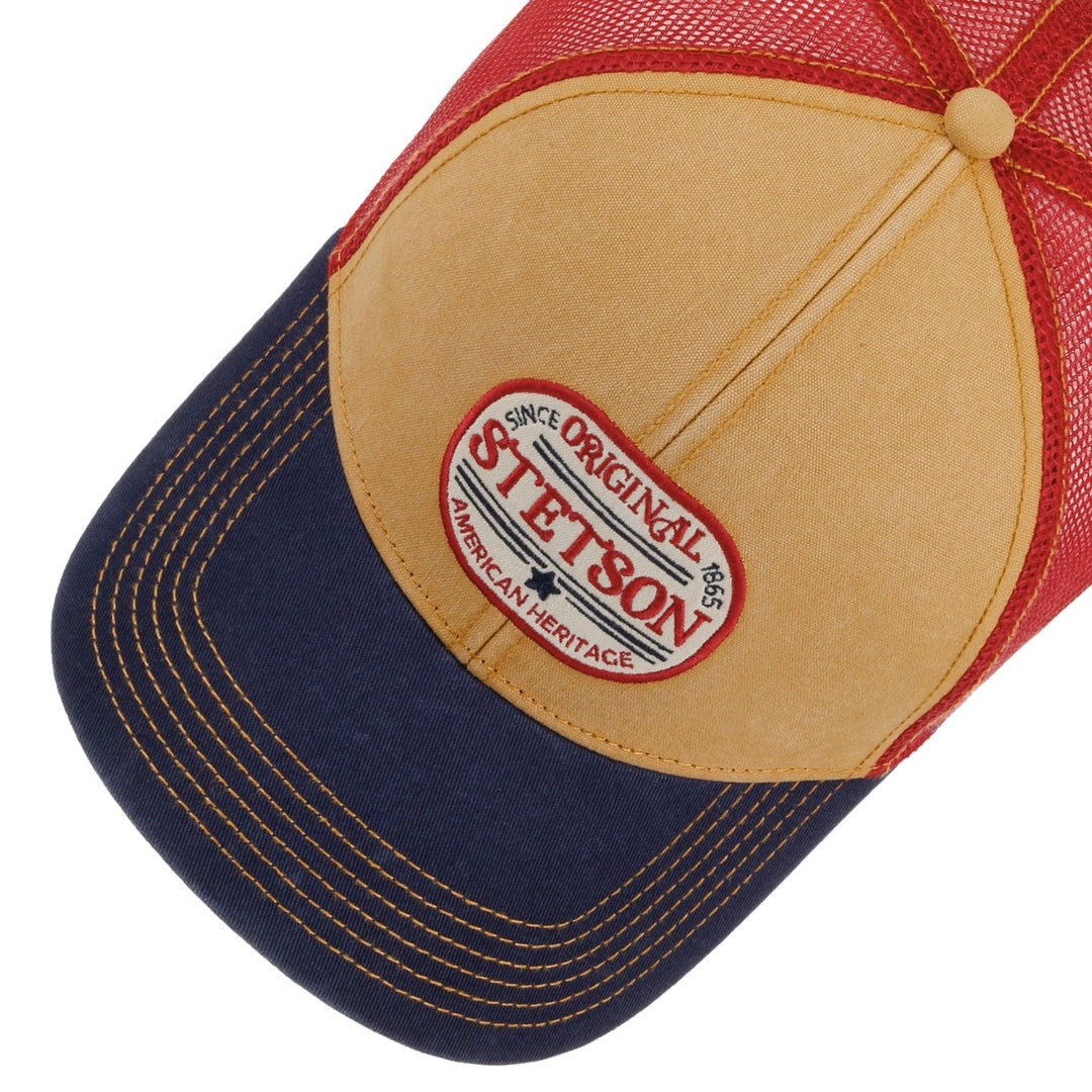 Stetson Vintage Since 1865 Baseball Trucker Cap Adjustable Snapback
