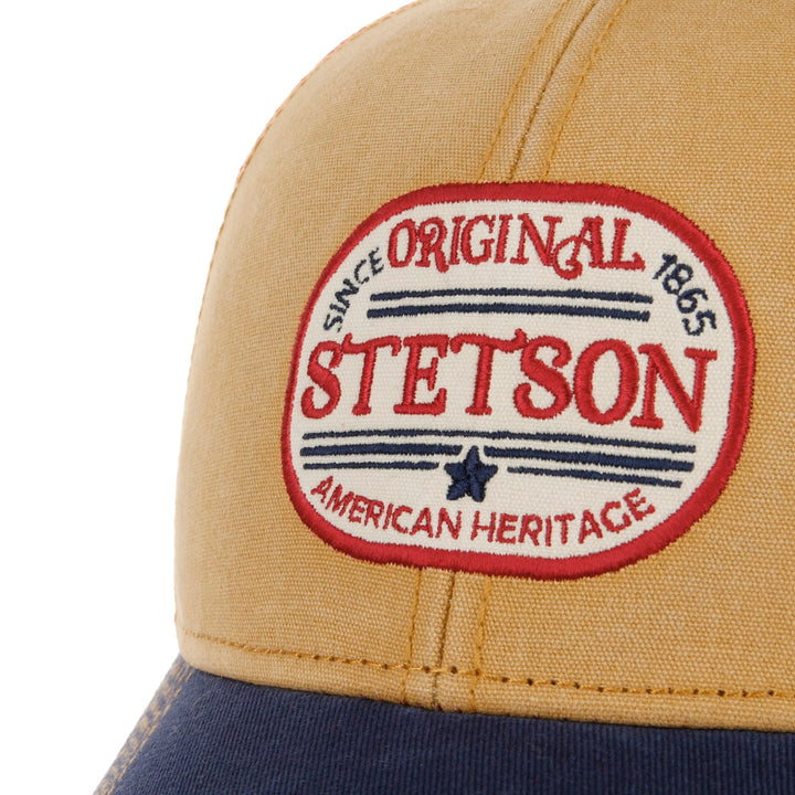 Stetson Vintage Since 1865 Baseball Trucker Cap Adjustable Snapback