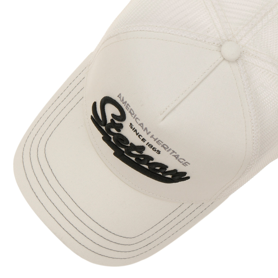 Stetson American Heritage Off-White Trucker Baseball Cap