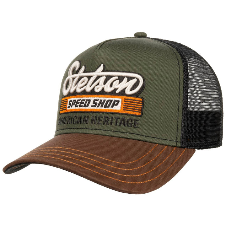 Stetson Speed Shop Baseball Trucker Cap Adjustable Snapback