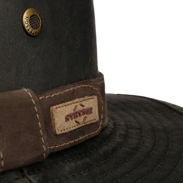 Stetson Traveller Cloth Hat in Brown UPF80
