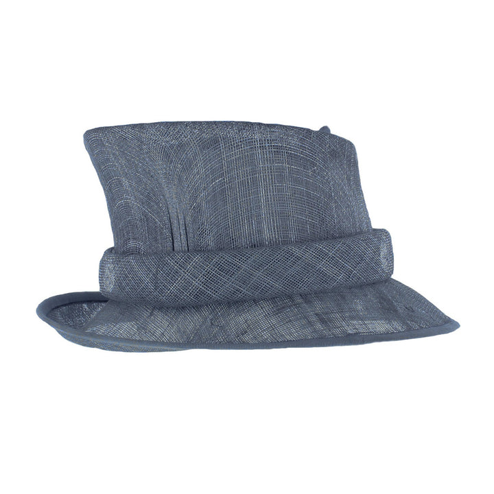 Grey Small Brim Victoria Sinamay Hat, from Elegance by Boardmans