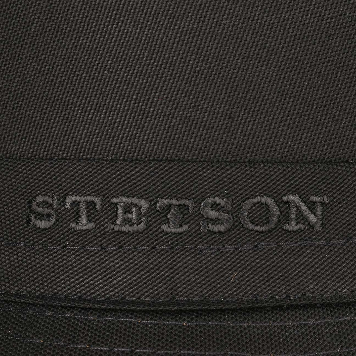 Stetson Athens Cotton Pork Pie Hat In Black