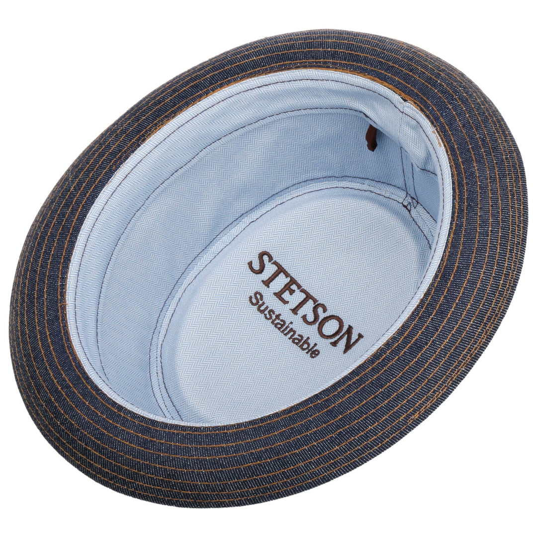 Stetson Danvick Denim Pork Pie Hat