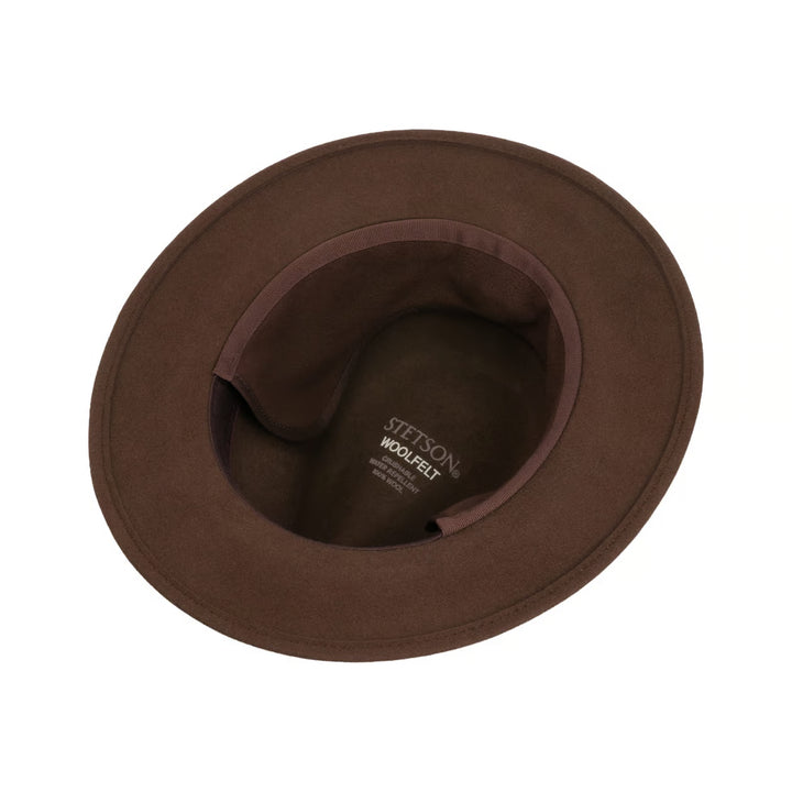 Stetson Dest Traveller Wool Hat with Ear Flaps in Brown