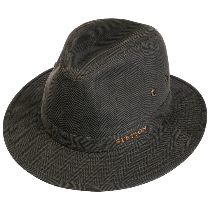 Stetson Herringbone Traveller Cloth Hat