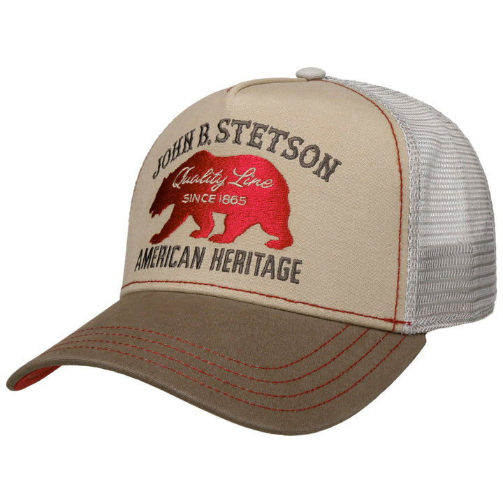 Stetson JBS Bear American Heritage Baseball/Trucker Cap Adjustable Snapback