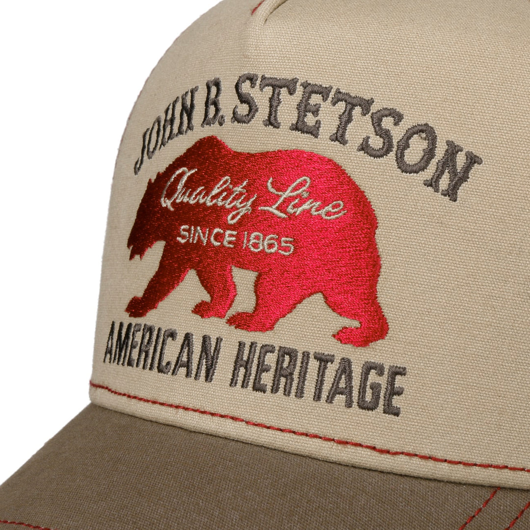 Stetson JBS Bear American Heritage Baseball/Trucker Cap Adjustable Snapback