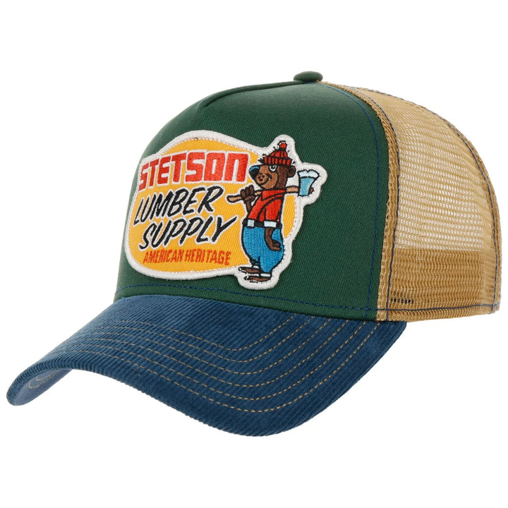 Lumber Supply Stetson American Baseball Trucker Cap Adjustable Snapback