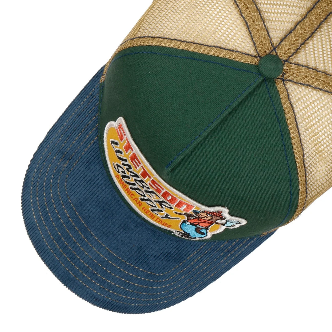 Lumber Supply Stetson American Baseball Trucker Cap Adjustable Snapback