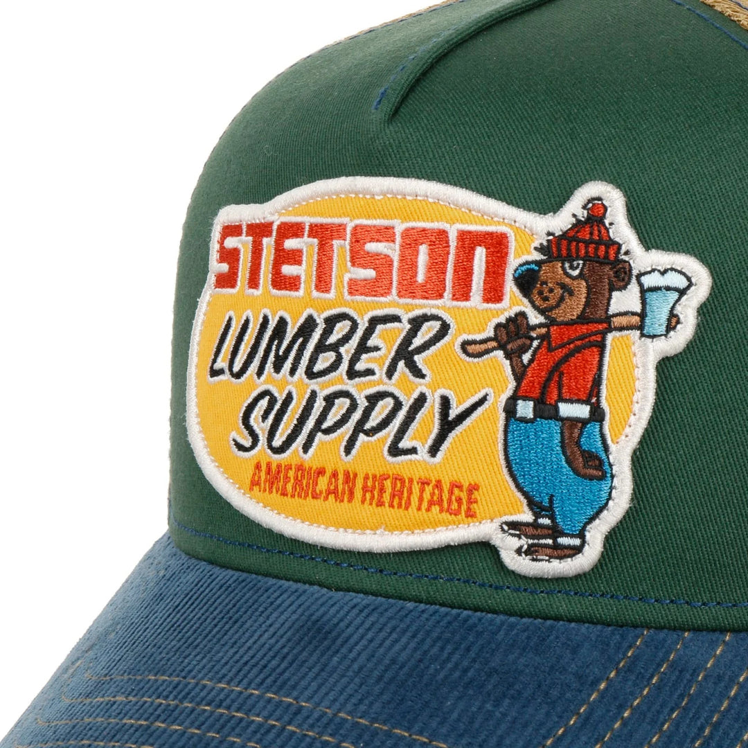Lumber Supply Stetson American Baseball Trucker Cap Adjustable Snapback