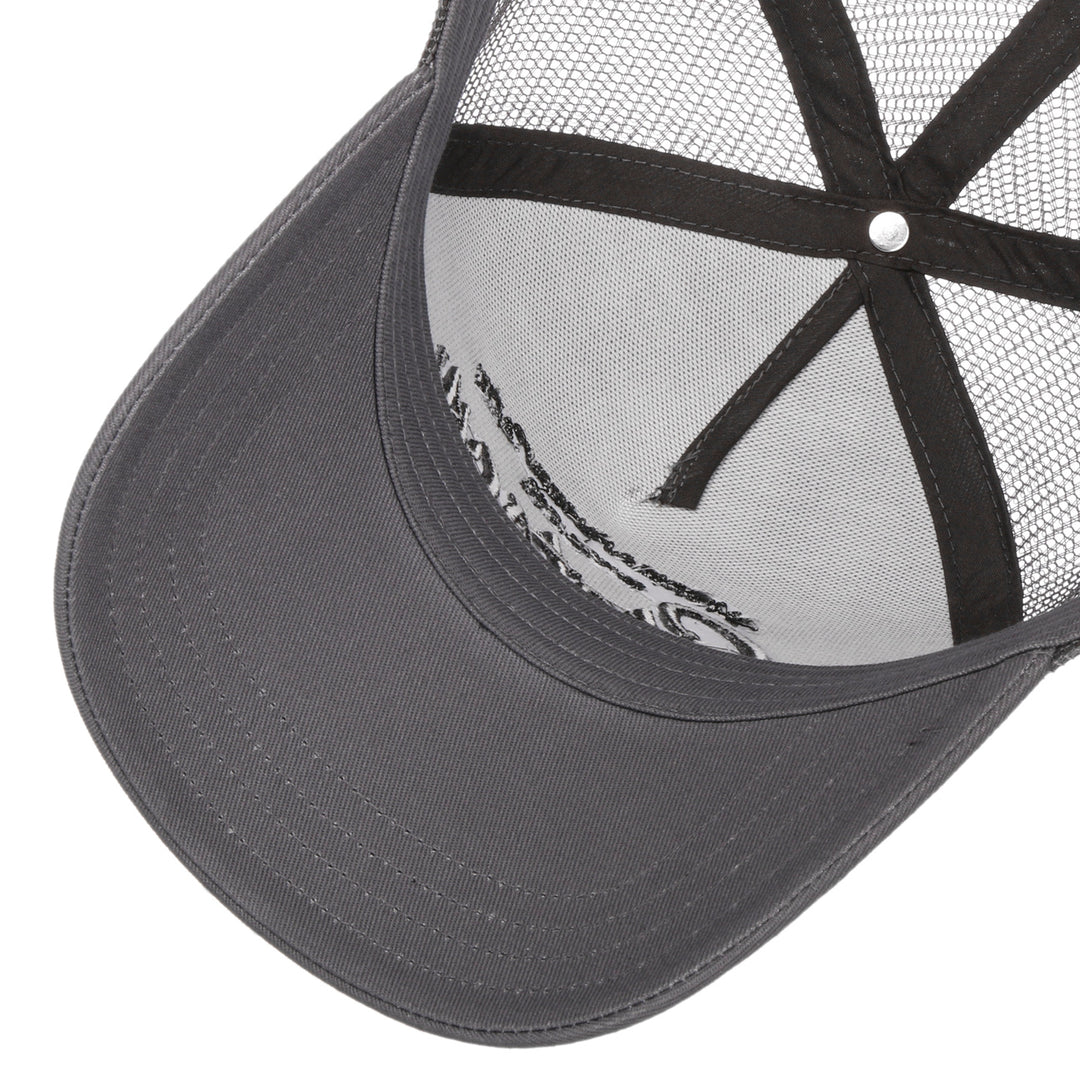 Stetson American Heritage Grey Baseball Trucker Cap Adjustable Snapback