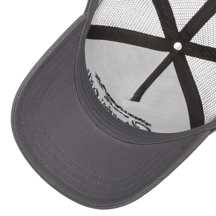 Stetson American Heritage Grey Baseball Trucker Cap Adjustable Snapback