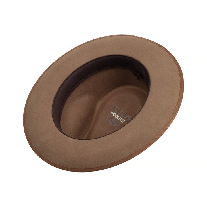 Stetson Stenbrick Fedora Wool Hat Light Brown