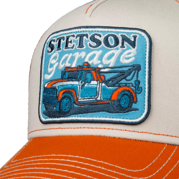 Garage Tow Truck Stetson American Baseball Trucker Cap Adjustable Snapback