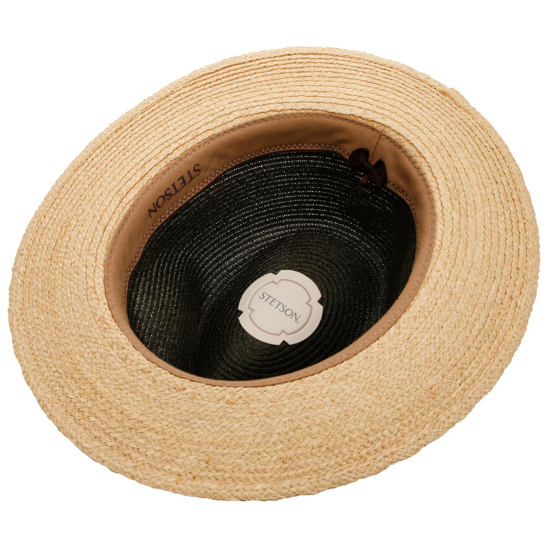 Stetson Two-Tone Toyo Raffia Fedora Hat