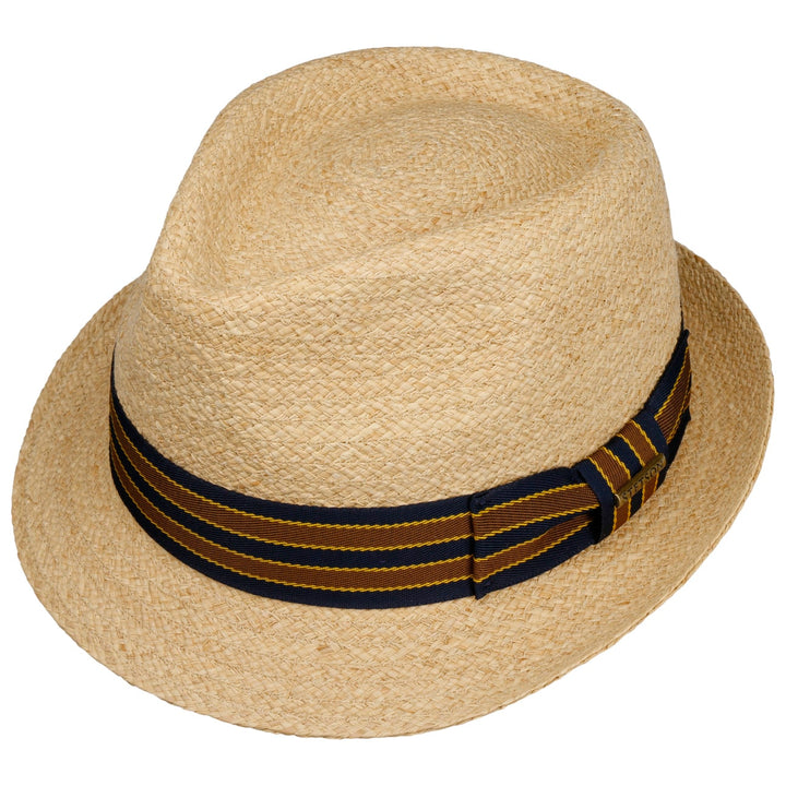Stetson Yescott Raffia Straw Trilby Hat