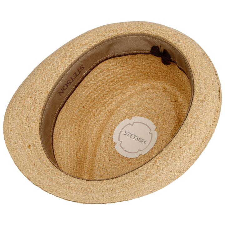Stetson Yescott Raffia Straw Trilby Hat