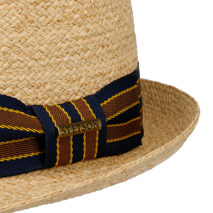 Stetson Yescott Raffia Straw Trilby Hat