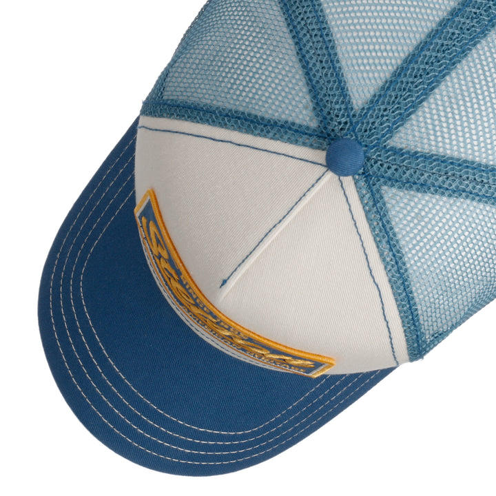Stetson American Heritage Trucker Baseball Cap Light Blue