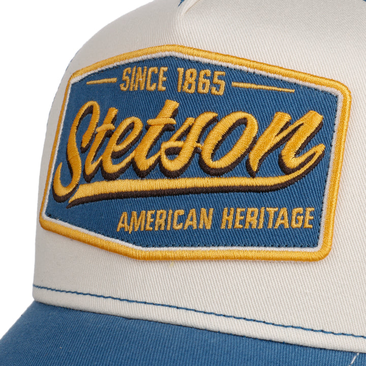 Stetson American Heritage Trucker Baseball Cap Light Blue
