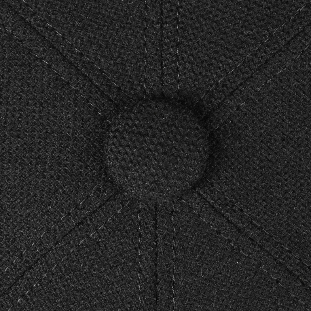 Stetson Brooklin Wool Cashmere Flat Cap Black