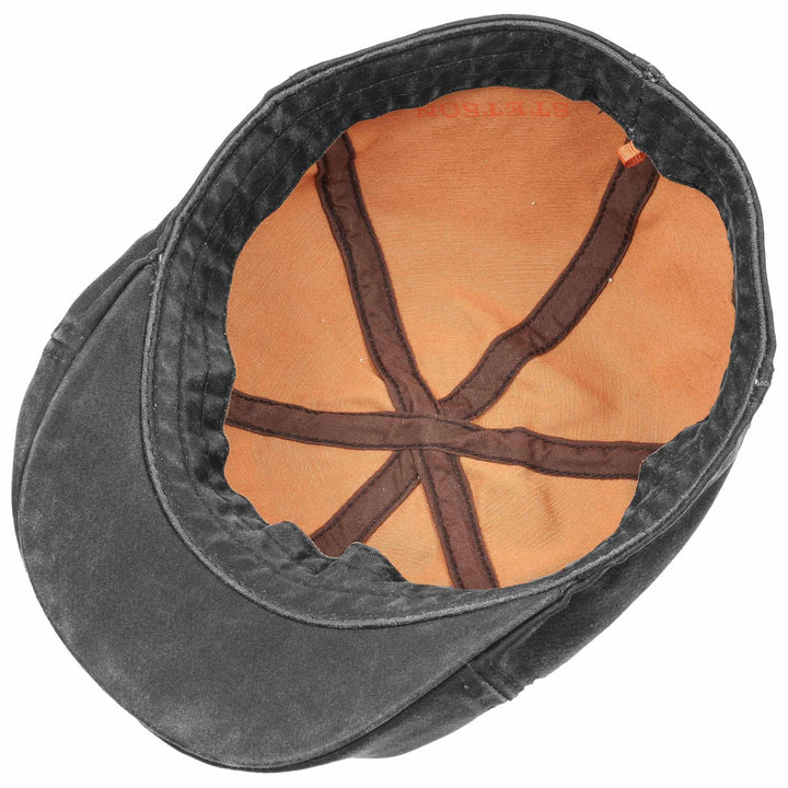 Stetson Texas Duckbill Level Gatsby Cap in Black