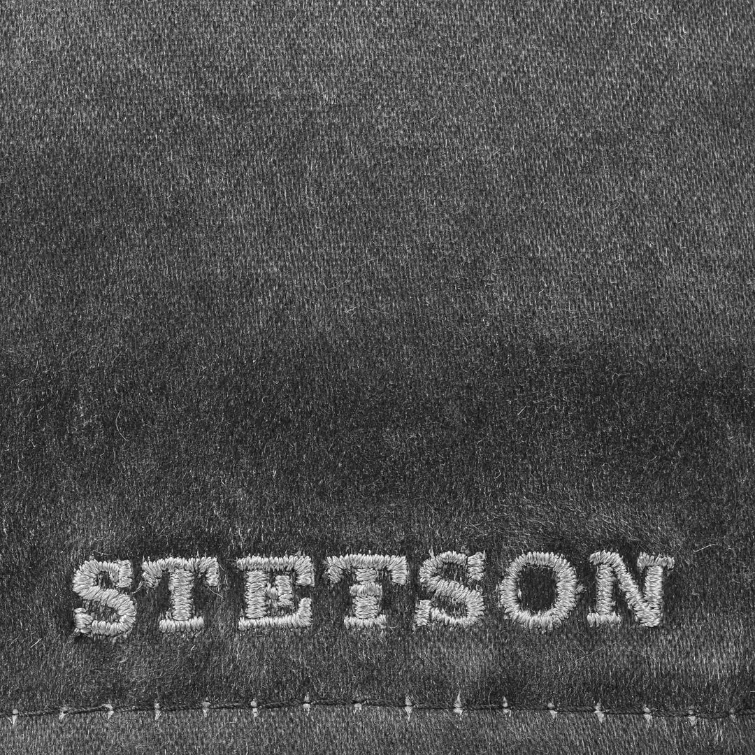 Stetson Texas Duckbill Level Gatsby Cap in Black