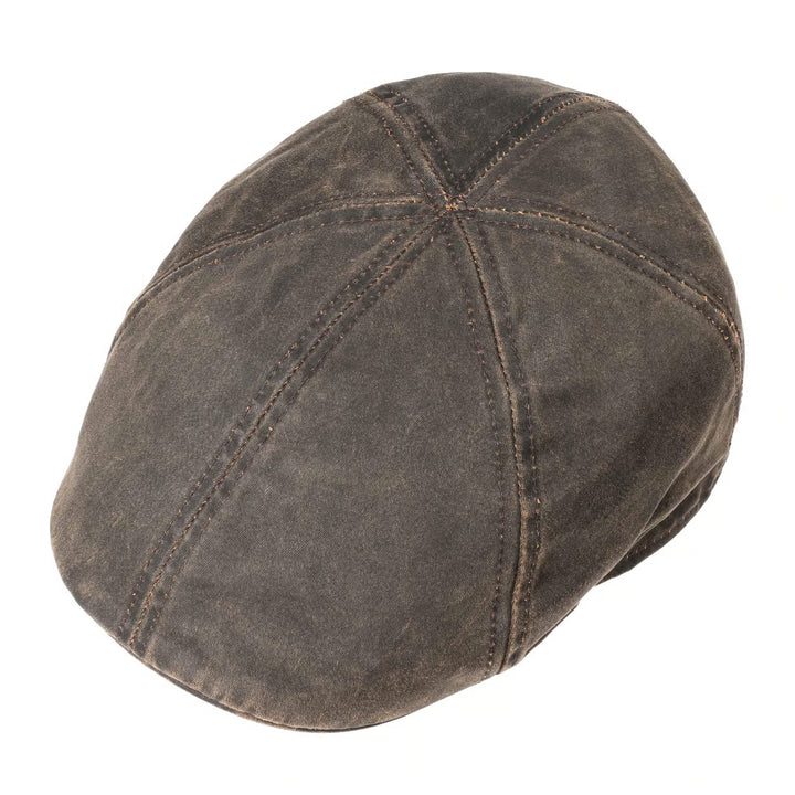 Stetson Texas Duckbill Level Gatsby Cap in Brown