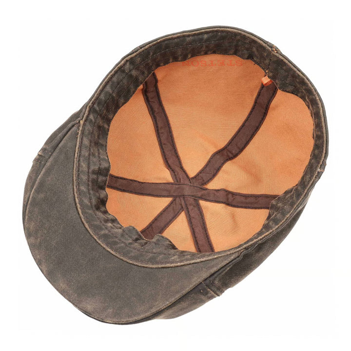 Stetson Texas Duckbill Level Gatsby Cap in Brown