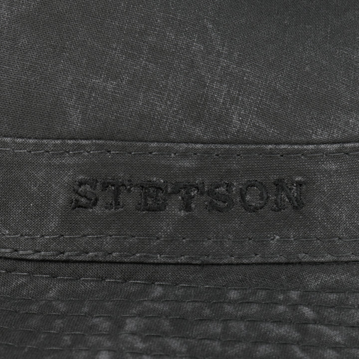 Stetson Organic Cotton Traveller Safari Hat in Faded Black