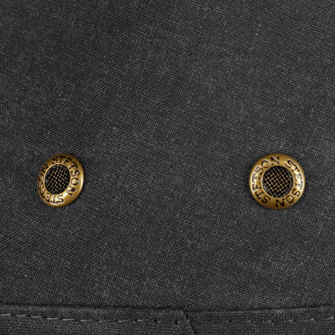 Stetson Organic Cotton Traveller Safari Hat in Faded Black