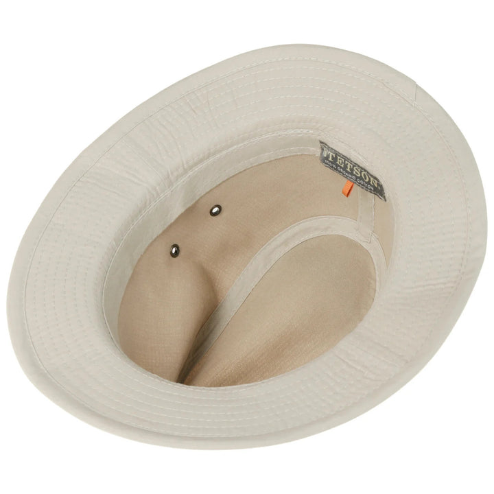 Stetson Organic Cotton Traveller Safari Hat in Oatmeal