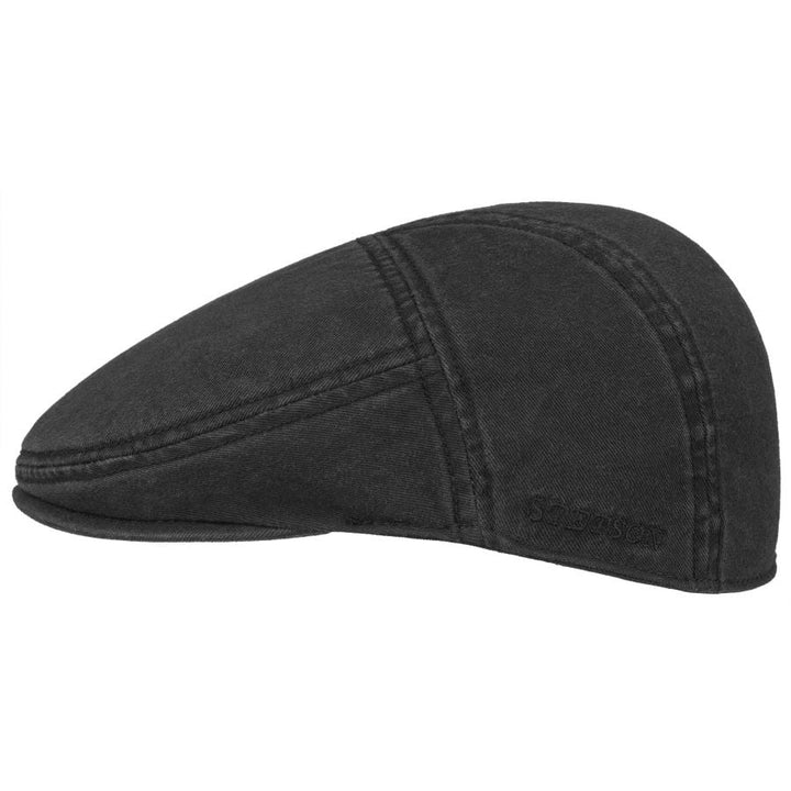 Stetson Paradise Cotton Ivy Flat Cap In Black