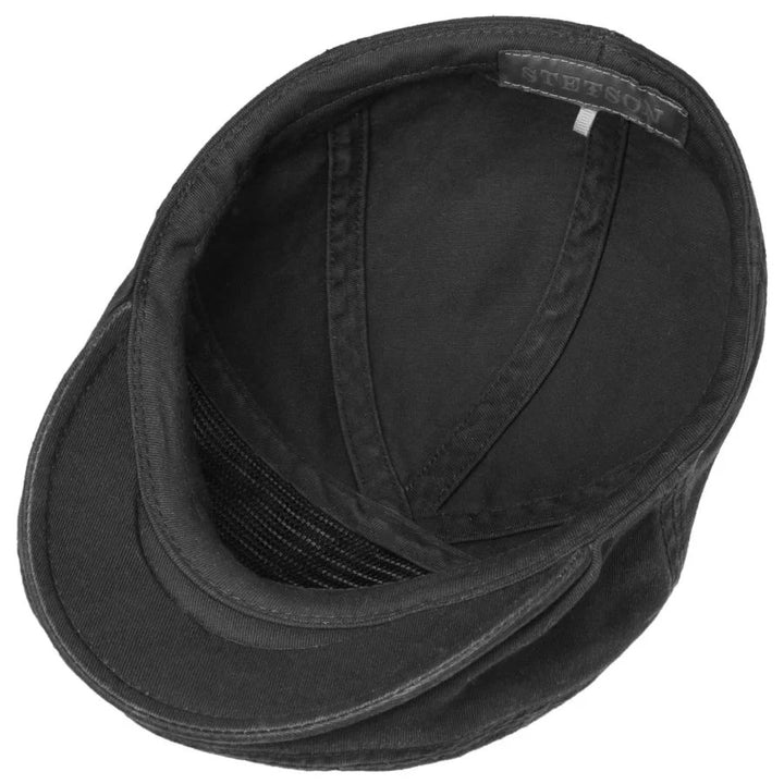 Stetson Paradise Cotton Ivy Flat Cap In Black