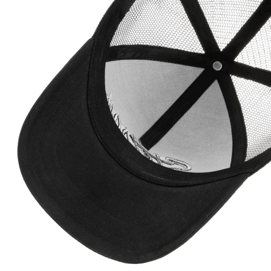 Monochrome Stetson Trucker Baseball Cap in Black