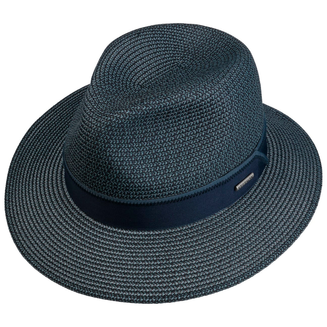 Stetson Pavelo Traveller Straw Hat Blue