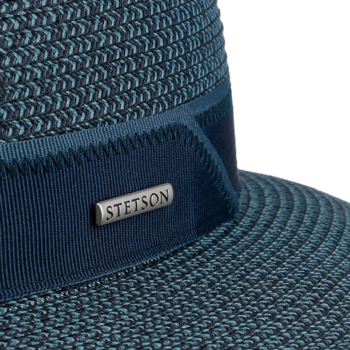 Stetson Pavelo Traveller Straw Hat Blue