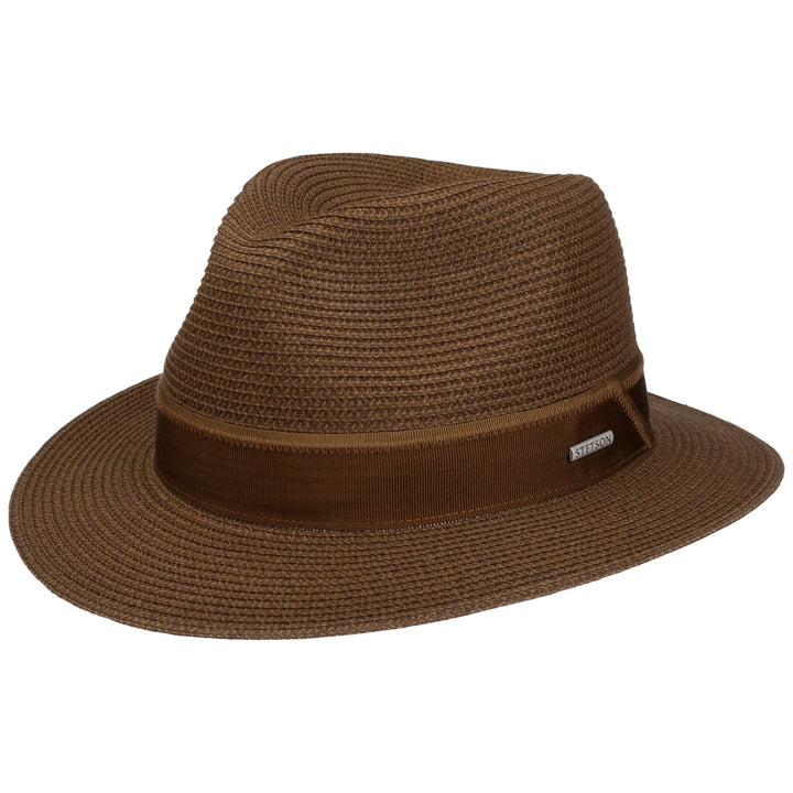 Stetson Pavelo Traveller Straw Hat Coffee