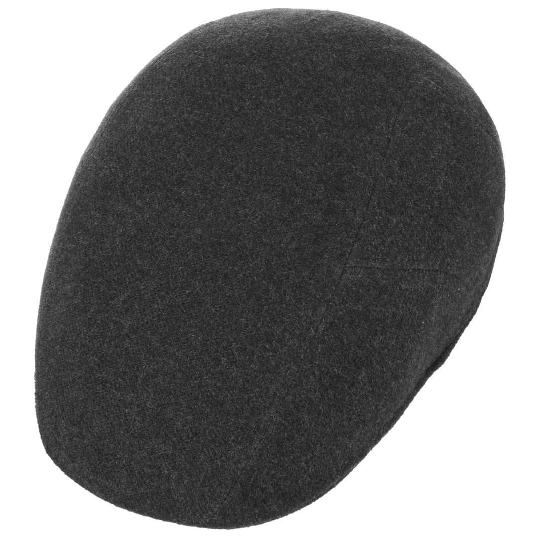 Stetson Reid Wool Flat Cap with Cashmere in Anthracite