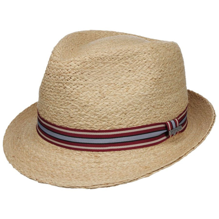 Stetson Terlaco Raffia Straw Trilby Hat