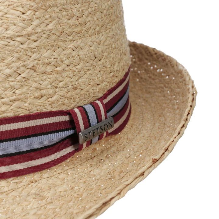 Stetson Terlaco Raffia Straw Trilby Hat